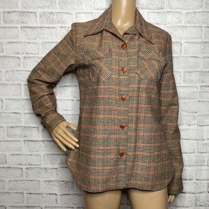Lady Wrangler vintage plaid jacket